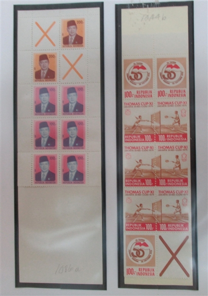 Indonesia Collection in 7 Binders (Est $600-700)