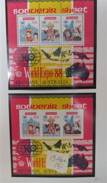 Indonesia Collection in 7 Binders (Est $600-700)