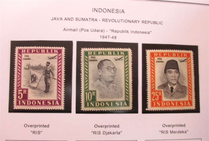 Indonesia Collection in 7 Binders (Est $600-700)