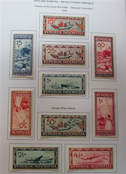 Indonesia Collection in 7 Binders (Est $600-700)