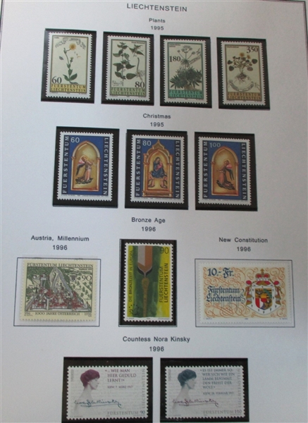 Liechtenstein Collection in 7 Binders (Est $500-600)