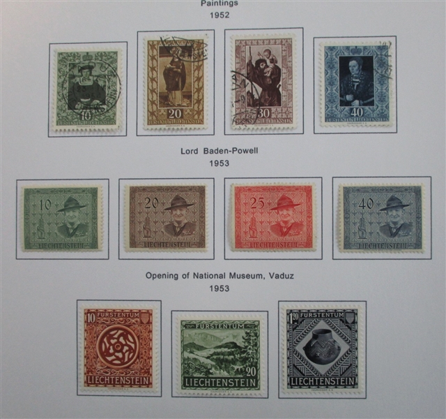 Liechtenstein Collection in 7 Binders (Est $500-600)