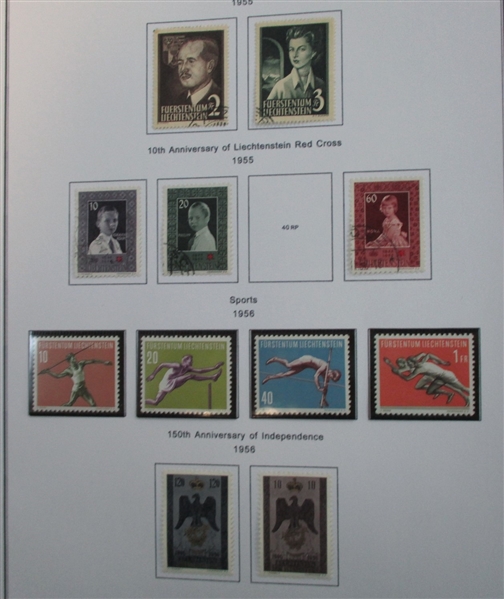 Liechtenstein Collection in 7 Binders (Est $500-600)
