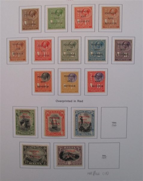 Malta Collection in 2 Binders (Est $200-300)