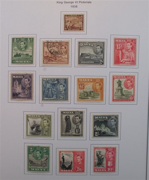Malta Collection in 2 Binders (Est $200-300)