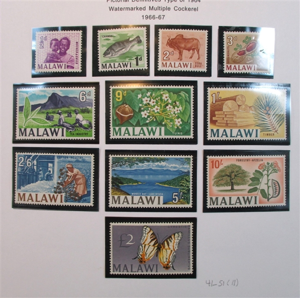 Malawi Collection in 2 Binders (Est $175-200)