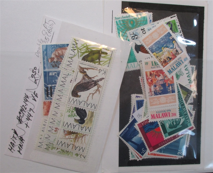 Malawi Collection in 2 Binders (Est $175-200)