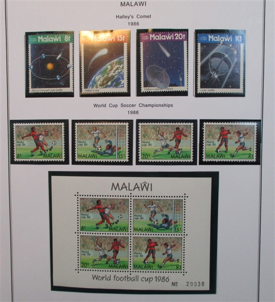 Malawi Collection in 2 Binders (Est $175-200)
