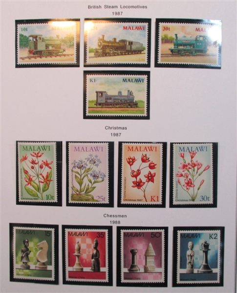 Malawi Collection in 2 Binders (Est $175-200)