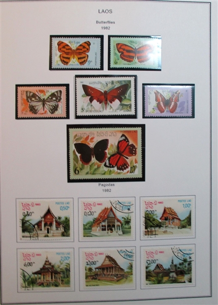 Laos Collection in 4 Binders (Est $250-350)