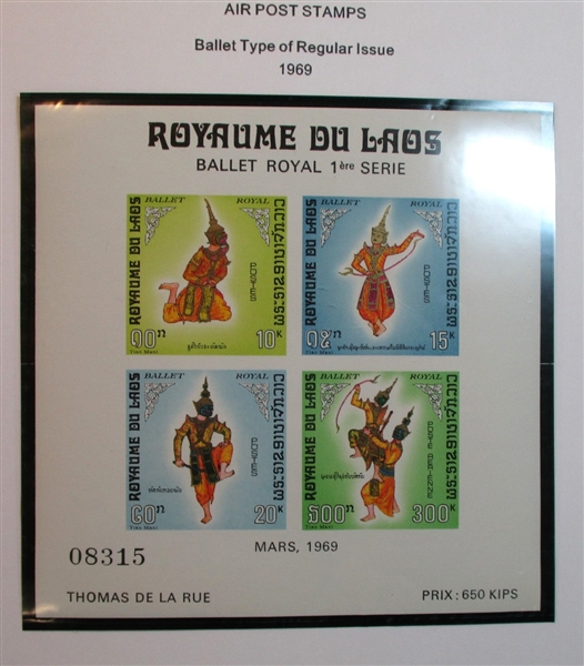 Laos Collection in 4 Binders (Est $250-350)