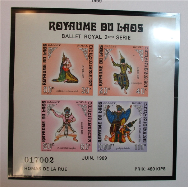 Laos Collection in 4 Binders (Est $250-350)