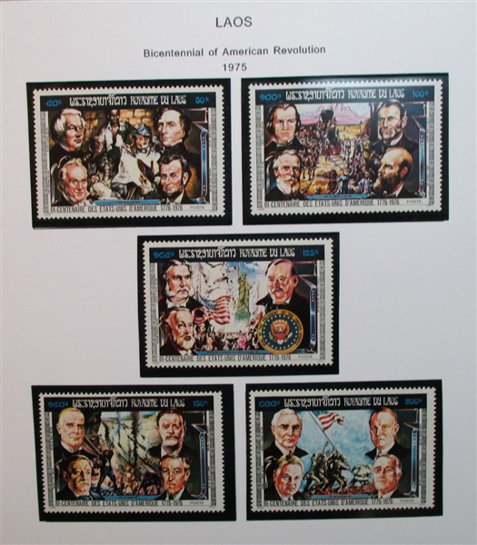 Laos Collection in 4 Binders (Est $250-350)