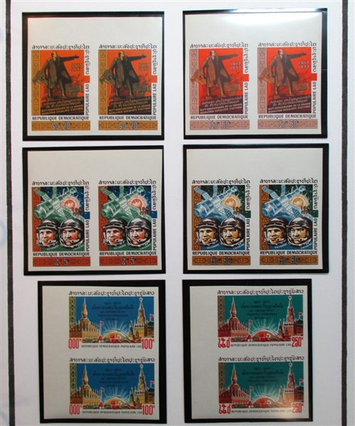 Laos Collection in 4 Binders (Est $250-350)