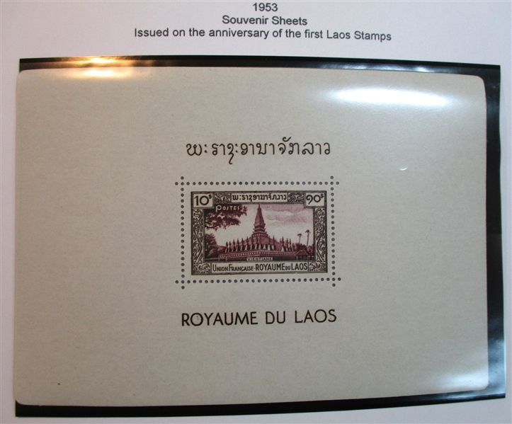 Laos Collection in 4 Binders (Est $250-350)