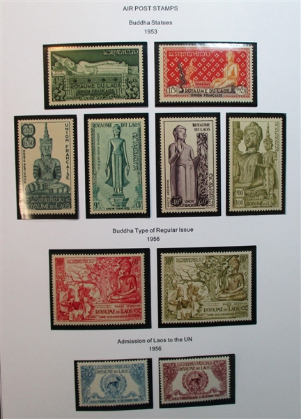 Laos Collection in 4 Binders (Est $250-350)