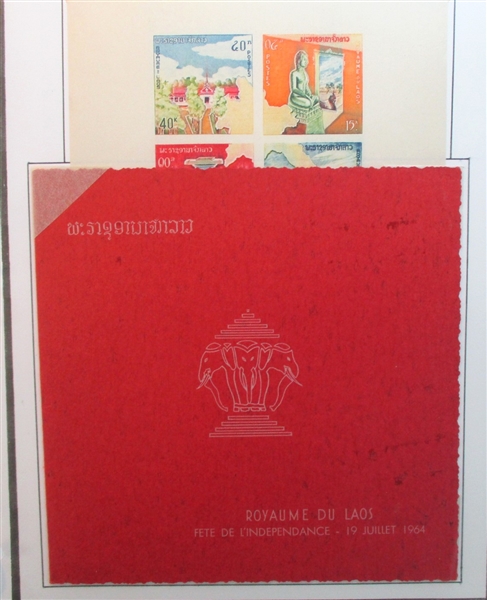 Laos Collection in 4 Binders (Est $250-350)