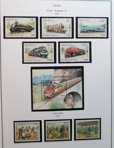 Laos Collection in 4 Binders (Est $250-350)