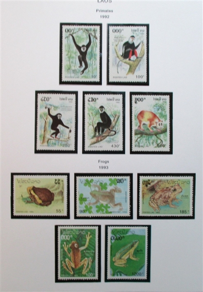 Laos Collection in 4 Binders (Est $250-350)