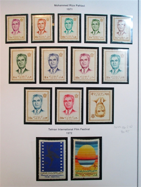 Iran Collection in 5 Binders (Est $600-700)