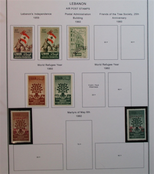 Lebanon Collection in 3 Binders (Est $100-150)