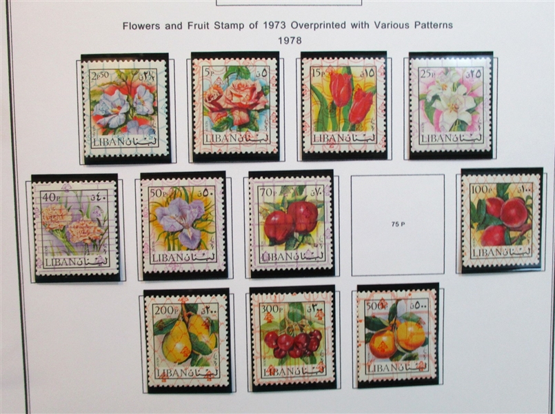 Lebanon Collection in 3 Binders (Est $100-150)