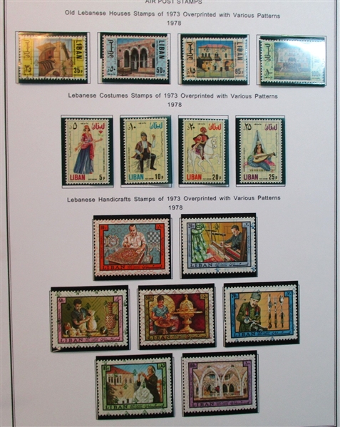 Lebanon Collection in 3 Binders (Est $100-150)