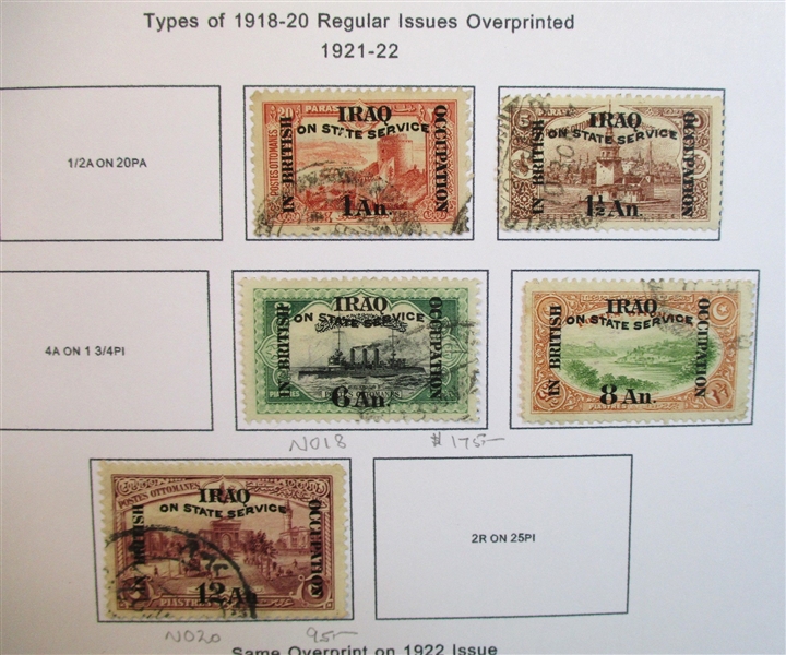Iraq Collection in 3 Binders (Est $200-300)