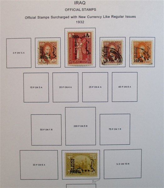 Iraq Collection in 3 Binders (Est $200-300)