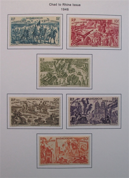 Madagascar/Malagasy Collection in 2 Binders (Est $150-200)