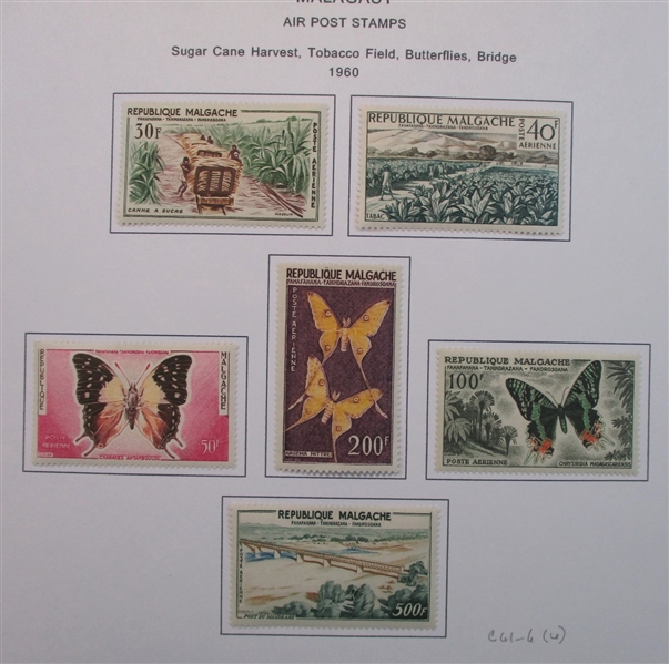 Madagascar/Malagasy Collection in 2 Binders (Est $150-200)