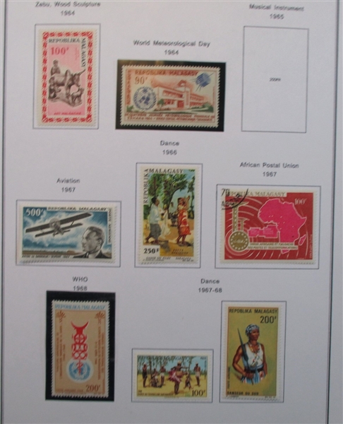 Madagascar/Malagasy Collection in 2 Binders (Est $150-200)