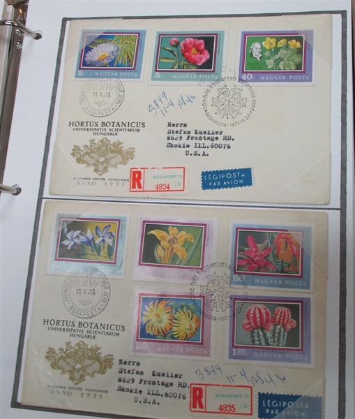 Hungary Massive Cover Collection in 26 Binders (Est $400-600)