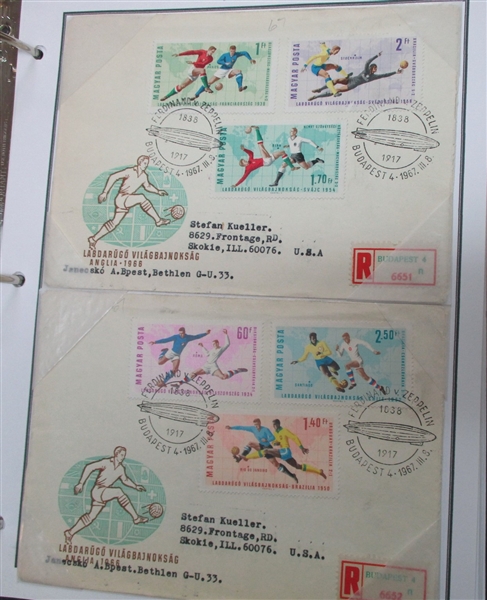 Hungary Massive Cover Collection in 26 Binders (Est $400-600)