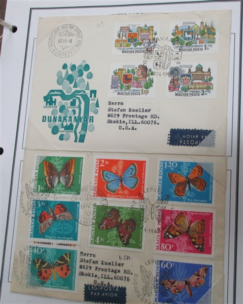 Hungary Massive Cover Collection in 26 Binders (Est $400-600)
