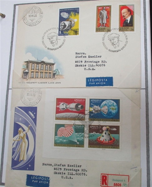 Hungary Massive Cover Collection in 26 Binders (Est $400-600)