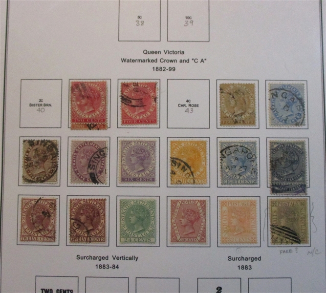 Straits Settlements Collection (Est $140-180)