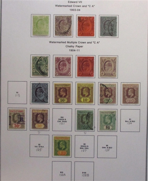 Straits Settlements Collection (Est $140-180)
