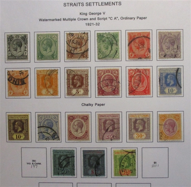 Straits Settlements Collection (Est $140-180)