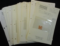 Large Mint Airmail Group on Auction Pages (Est $450-600)