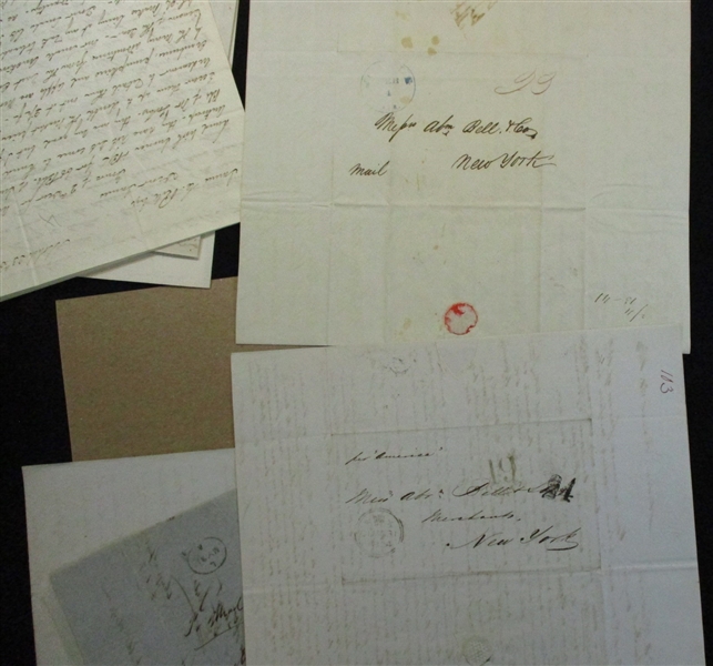 Documents/Covers, Abraham Bell & Co, NYC (Est $100-150)