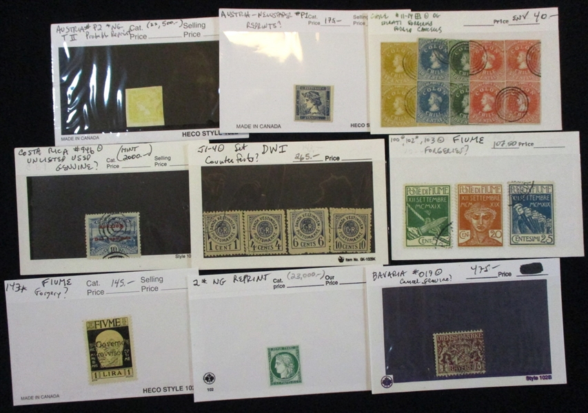 Worldwide Stamps Needing a Professional's Opinion (Est $50-100)