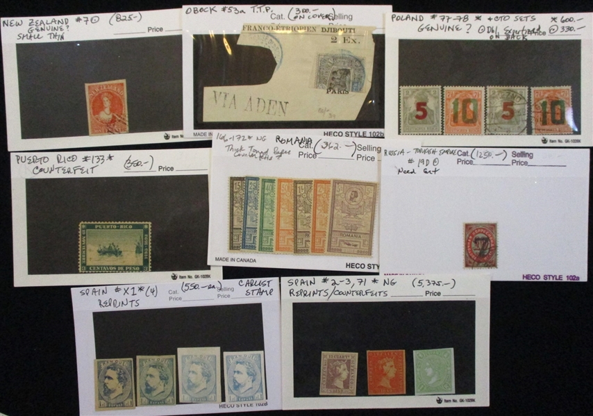 Worldwide Stamps Needing a Professional's Opinion (Est $50-100)