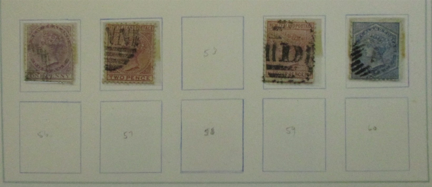 New Zealand Collection, 1857-1970 (Est $450-600)