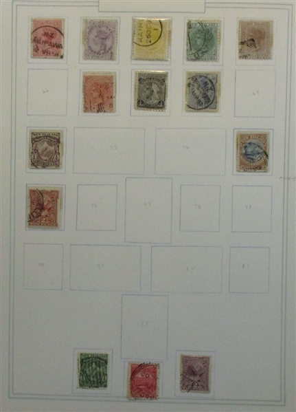 New Zealand Collection, 1857-1970 (Est $450-600)