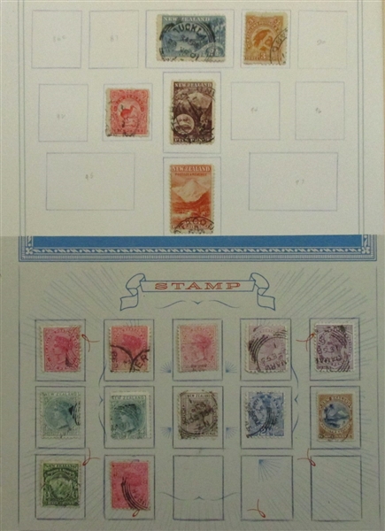 New Zealand Collection, 1857-1970 (Est $450-600)