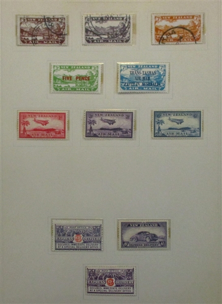 New Zealand Collection, 1857-1970 (Est $450-600)