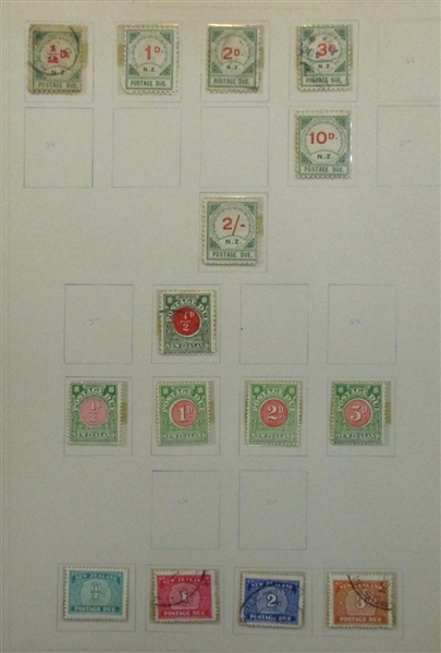 New Zealand Collection, 1857-1970 (Est $450-600)