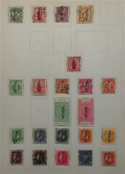 New Zealand Collection, 1857-1970 (Est $450-600)