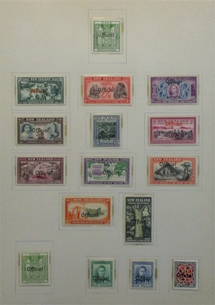New Zealand Collection, 1857-1970 (Est $450-600)